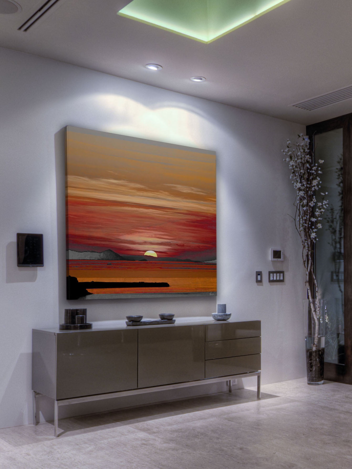 Parvez Michel Inc Parvez Taj 'Mykonos' Canvas Print