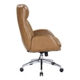 thumbnail image 2 of Scranton & Co Executive Office Chair in Nutmeg Faux Leather Tufted, 2 of 4