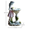 thumbnail image 3 of Lámpara De Piso Ornamento Hada Solar Luz Jardín Ángel Estatua Estatuilla Paisaje Lámpara Likrtyny Para estrenar, 3 of 6