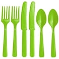 thumbnail image 2 of Amscan Premium Assorted Party Cutlery, 24 piece, Kiwi, 2 of 2
