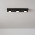 thumbnail image 3 of Globe Electric 3-Light Matte Black LED Integrated Track Lighting, Industrial Style, 3 of 8
