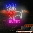 thumbnail image 2 of Handmadetneonsign Howdy Dachshund Neon Sign, Cowboy Led Light, Western Wall Art Decor, Pet Shop Bedroom 69173, 2 of 5