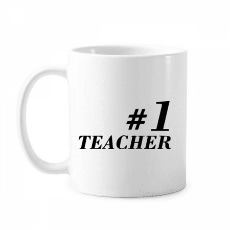 

Number.1 Teacher Student Quote Mug Pottery Cerac Coffee Porcelain Cup Tableware