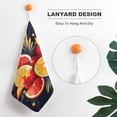 thumbnail image 5 of Cartoon Tropical Fruit Pattern Towels for Bathroom, Kitchen, Gym, Towels, Soft, Highly Absorbent, Hanging Towel with Hanging Eyelet, 5 of 8