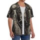 thumbnail image 2 of Balery Vintage Ram Pilot Camisa Casual de Manga Corta con Botones para Hombre, Texturizada, Estilo Cubano, para Playa, Verano-Small, 2 of 5