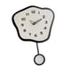 thumbnail image 3 of Reloj de pared de madera con adorno, silencioso, fácil de leer, ligero, con números arábigos grandes. Balanceo, 3 of 9