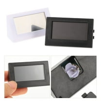 Zcyifa mini clock 2pcs Mini Car Clocks Auto Dashboard Desk Digital Clocks Small Led Electronic Clocks