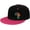 Pink, variant on Ankh African Colored Africa Flat Bill Hats Contrast Hip Hop Baseball Cap Unisex Snapback Rock Caps