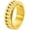 gold, variant on Stainless Steel Cuban Link Spinner Ring for Men Rotating Fidget Band Wedding Band Men's Jewelry Gift for Husband Boyfriend