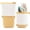 Yellow, variant on Telescopic Pencil Bag Pen Holder Stationery Case, PU Corduroy Stand-up Retractable Transformer Bag Colorful Organizer, Great for Christmas Holiday Gift
