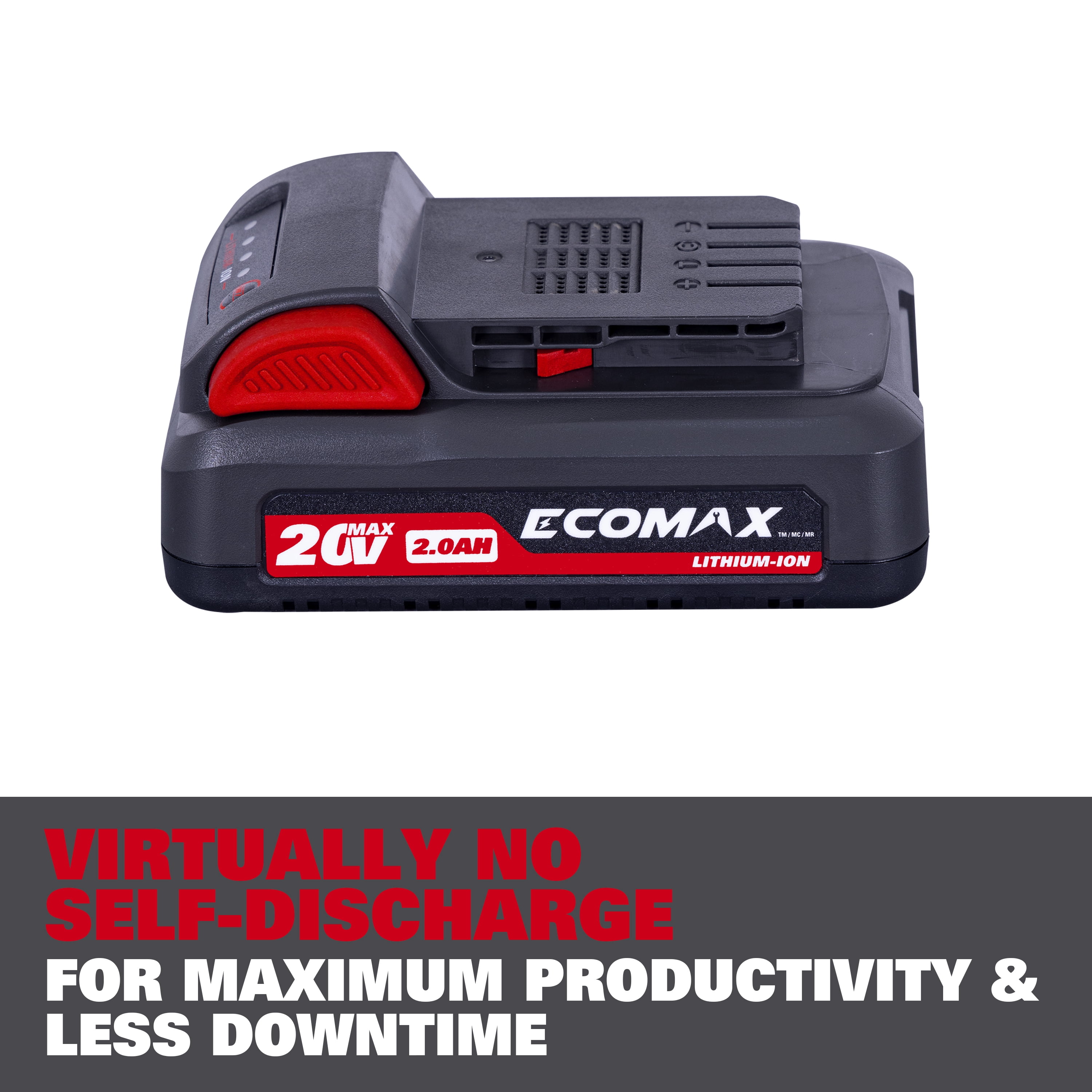 Ecomax 20V Lithium-Ion 2.0AH Battery