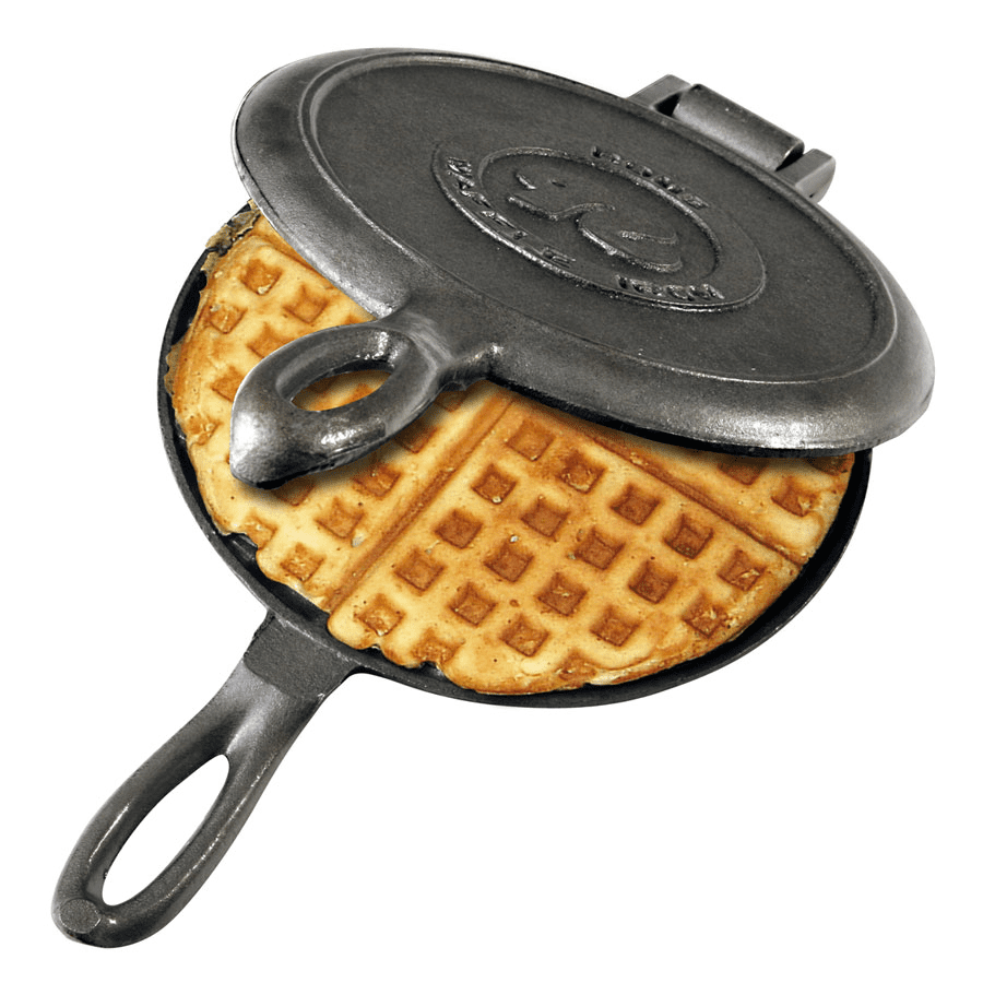 enameled cast iron waffle maker