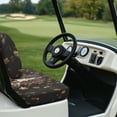 thumbnail image 3 of Yuyamidu Deer Golf Ball Golf Cart Seat Cover Maple Leaves Golf Cart Seat Backrest Cushion 2 Pack Golf Cart Accessories Fit for Most 2 Seat Golf Carts, 3 of 7