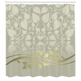 thumbnail image 2 of Ambesonne Floral Shower Curtain, Romantic Leafy Pattern Bloom, 69"Wx70"L, Pale Sage, 2 of 4