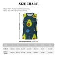 thumbnail image 4 of Pofeuu Avocado in Space Print Basketball Jersey, Shirts for Men Youth Basketball Jersey Crew Neck-4X-Large, 4 of 6