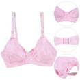 thumbnail image 3 of Valcatch 3-pack Wirefree Front Closure Maternity Nursing Bra Cotton Nursing Bra for Breastfeeding, 3 of 9