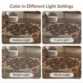 thumbnail image 7 of ODIKA 5'x7' Ultra-Soft Area Rug, Boho Faded Vintage Scrollwork Tone Retro Dining Under Table Cottagecore None Washable, Bare feet friendly, Silk-Touch for Bedroom Home office, 7 of 7