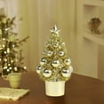 thumbnail image 6 of Tabletop Christmas Trees, Sweet Christmas Tree Bright P-ink Colored Christmas Five Pointed Star Christmas Tree Festive Decoration Essentiales For Festivals Mini Christmas Trees, 6 of 6