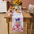 thumbnail image 2 of Mother's Day Table Runner 90 Inches, Love You Mom Carnations Flowers Plaid Bed Runner Dresser Scarves Tabletop for Indoor Outdoor Parties/Ceremony/Banquet, 13" x 90", 2 of 9