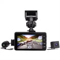 thumbnail image 1 of Cámara de Tablero DVR para Motocicleta con Cámara Frontal y Trasera Grabación en Bucle de Video Dual Cámara Grabadora de Conducción de Motocicleta A Prueba de Agua, 1 of 8