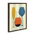thumbnail image 2 of Kate and Laurel Sylvie Wine Framed Canvas Wall Art by Amber Leaders Designs, 18x24 Brown, 2 of 8