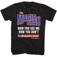 thumbnail image 1 of Talladega Nights Magic Man Black Adult T-Shirt, 1 of 2