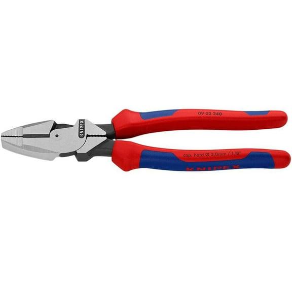 Knipex 9-1/2 Inch Linemans Pliers With Multi-Component Handle