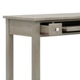 thumbnail image 5 of SIMPLIHOME Avalon SOLID WOOD Contemporary Modern 47 inch Wide Home Office Desk, Writing Table, Workstation, Study Table Furniture in Distressed Grey with 2 Drawerss, 5 of 5