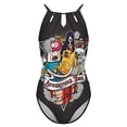 thumbnail image 4 of Adventure Time Women's One-piece Swimsuit Bathing Suits High Neck Tummy Control Swimwear Swim Suit 2XL, 4 of 7
