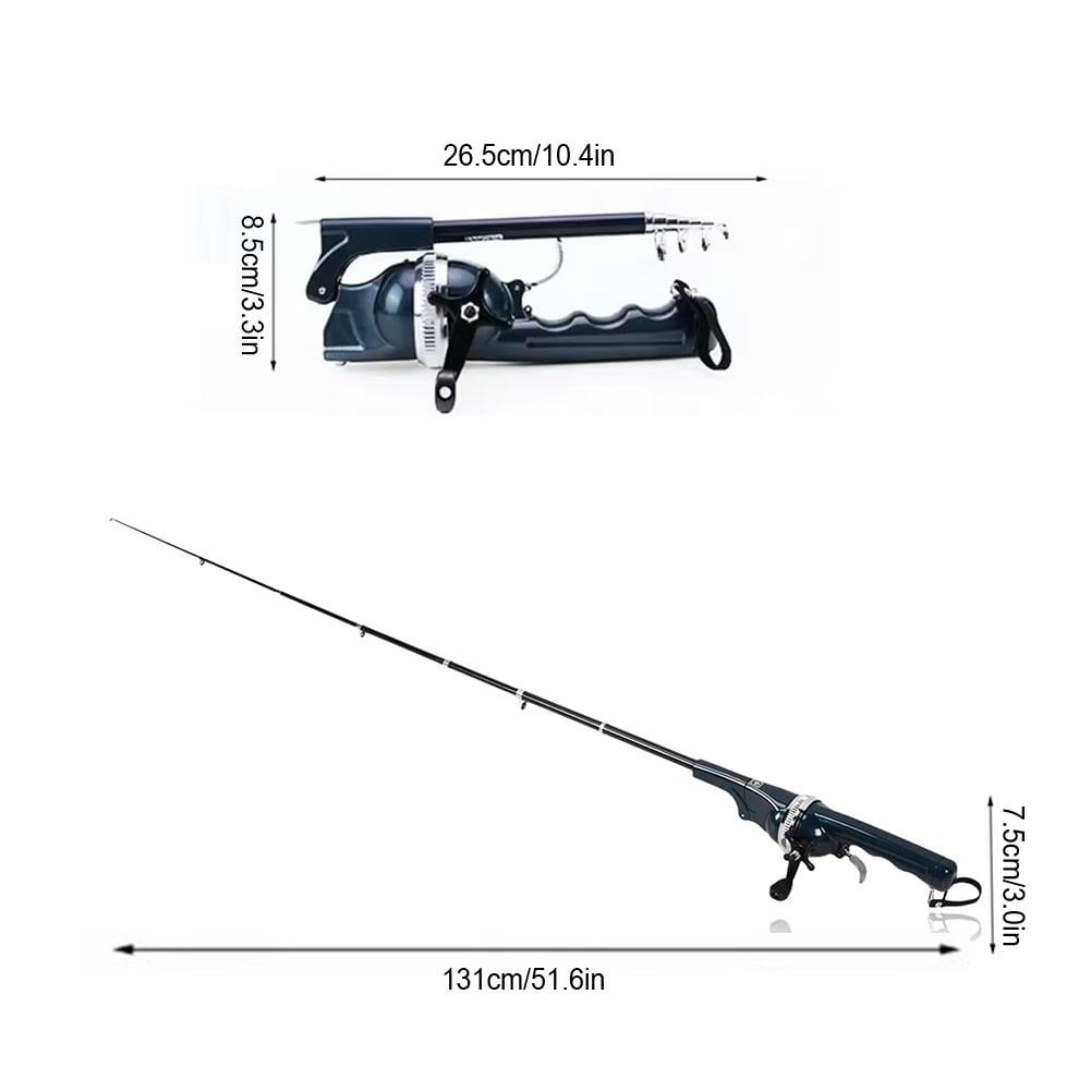 Folding Fishing Pole Telescopic Spinning Rod Outdoor Fishing Gifts for Men