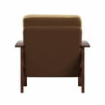 thumbnail image 6 of Weston Home Champion Mission-style Accent Chair, Rust, 6 of 7