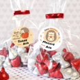 thumbnail image 5 of Pegatinas del día de San Valentín de erizo para niños, pegatinas de animales lindos para San Valentín, pegatinas de San Valentín, 40 unidades, 5 of 5