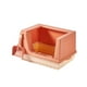thumbnail image 4 of Caja de arena para gatos con bandeja inferior desmontable semicerrada con pala pulida Naranja L, 4 of 9