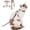 Beige, variant on Cat Harness and Lead Set - Lightweight Escape-Proof Reflective Adjustable Harness with Metal Ring, Comfortable Pet Walking Vest for Cats