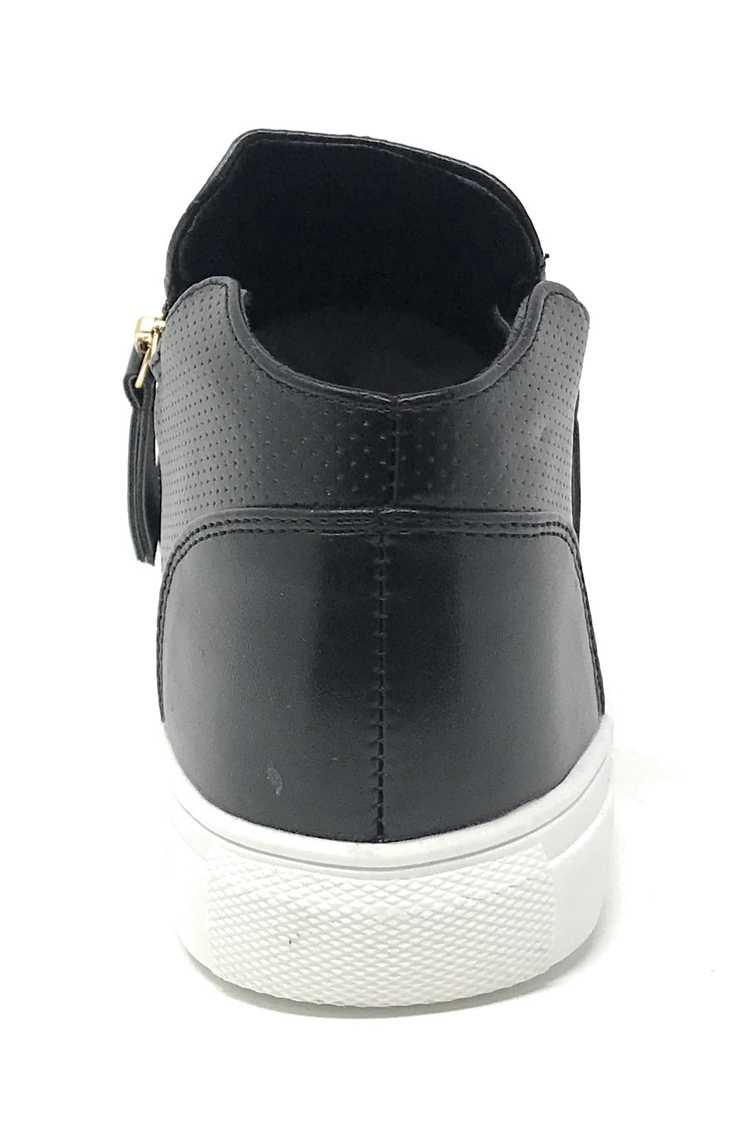 Forever Young Women's High Top Side Zip Perforated Sneakers