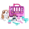 thumbnail image 1 of Set perro de peluche con estetica y transportadora y efectos de sonido y movimientos Play set  HC118, 1 of 5