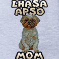 thumbnail image 2 of CafePress - FIN Lhasa Apso Mom - Cute Infant Baby Football Bodysuit, 2 of 3