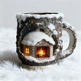 thumbnail image 4 of FHBVT Christmas Magical Forest Crackle Mug, Holiday Ceramic Coffee Cup with Unique Crackled Finish, Microwave & Dishwasher Safe, Perfect for Hot Cocoa, Tea & Christmas Party Decor or Gifting, 4 of 9