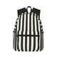 thumbnail image 1 of Easygdp Black And White Thick Stripes Mochila Casual para Portátil, Mochila para Escuela, Viajes, Negocios, 1 of 6