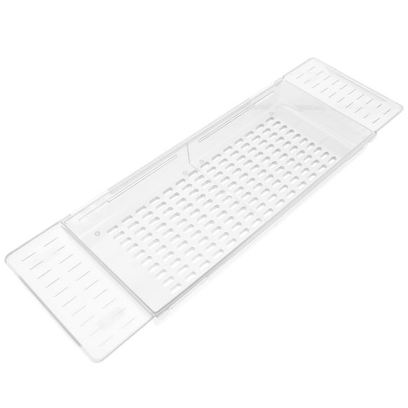 Eease Bathtub Tray Bath Tub Storage Rack Adjustable Bath Soap Tray Bathtub Accessory