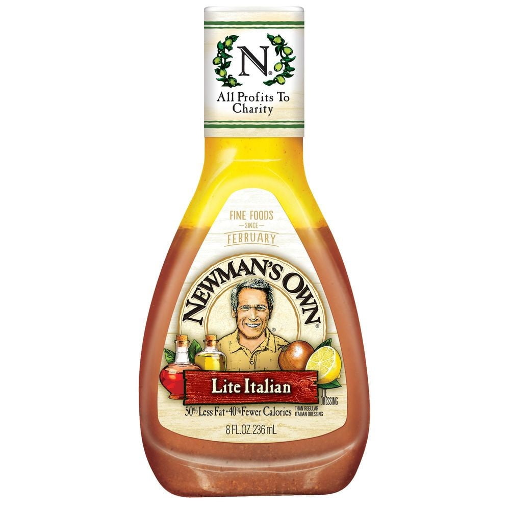 Newman's Own Lite Italian Dressing, 8 Oz