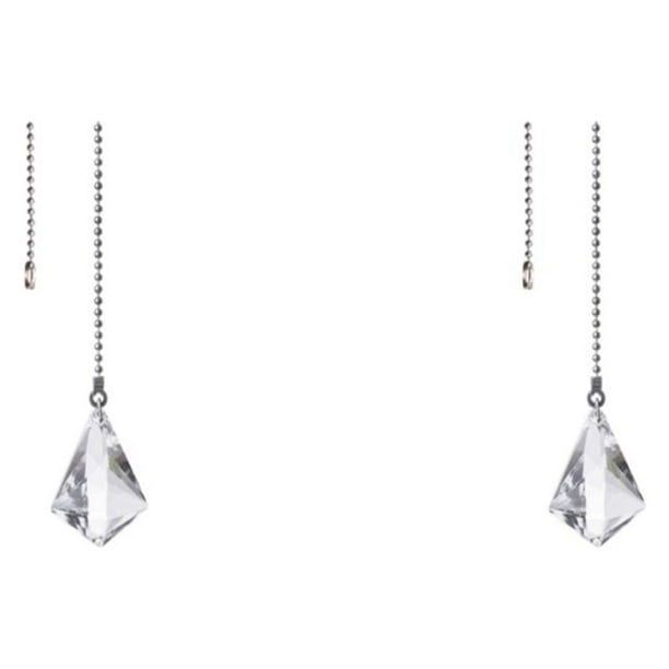 Lámpara de cadena de tracción Yuarrent de cristal colgante de luz de techo 50mm/Cuenta de megáfono 2Conjunto