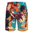thumbnail image 6 of Anime My Hero Academia Men's Beach Shorts Swim Trunks Casual Quick Dry Board Shorts Swimwear with Mesh Lined and Pockets, 6 of 8