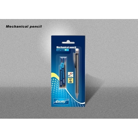 Crayon Mécanique, 0,7 mm, avec 2 tubes de Plomb, Caisse de 50