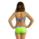 thumbnail image 4 of Traje de Baño Niña MERMAIDS123 Tala 10 dos piezas modelo a un hombro azul con verde, 4 of 4