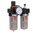 thumbnail image 4 of G1/4" Air Pressure Compressor Filter Gauge Trap Oil Water Regulator Tools Kit, 4 of 9