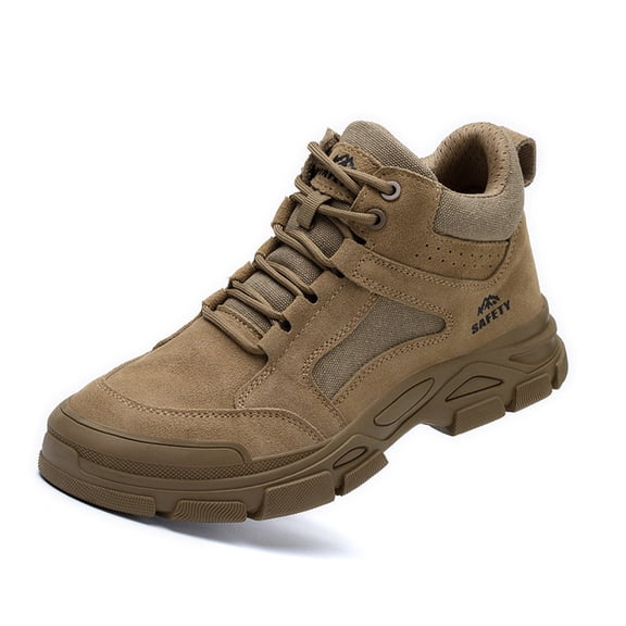 AUXDIQ Safety Trainers for Women Men Steel Toe Cap Safety Shoes Breathable Work Shoes