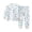 Blue, variant on BLVB Toddler Baby Boys Girls Pajamas Sets 2 Piece Pjs Lounge Outfits Long Sleeve Top and Pants Soft Breathable Sleepwear(White,18-24 Months)
