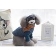 thumbnail image 3 of Mascota Perro Gato Denim Jean Ropa de Ambos Ropa de para cachorros Sunnimix Pet chaleco de jeans, 3 of 6