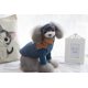 thumbnail image 3 of Mascota Perro Gato Denim Jean Ropa de Ambos Ropa de para cachorros Sunnimix Pet chaleco de jeans, 3 of 6